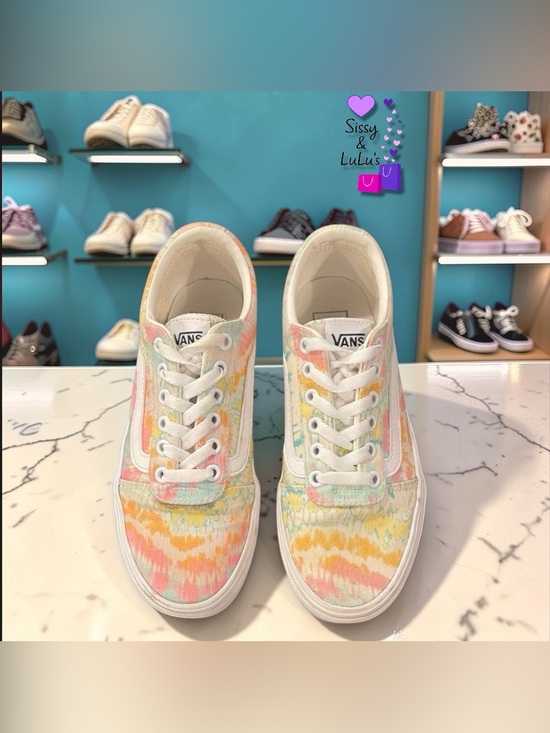 Vans Shoes - Vans Old Skool Womens Sneakers Size 6.5 Multicolor Psychedelic Tie Dye